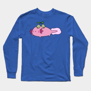 Olive Axolotl Long Sleeve T-Shirt